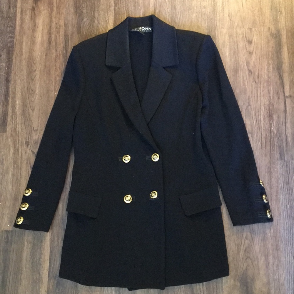 St John Basics Sleek Knit Blazer